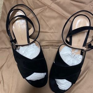 Gianvito Rossi suede black heel